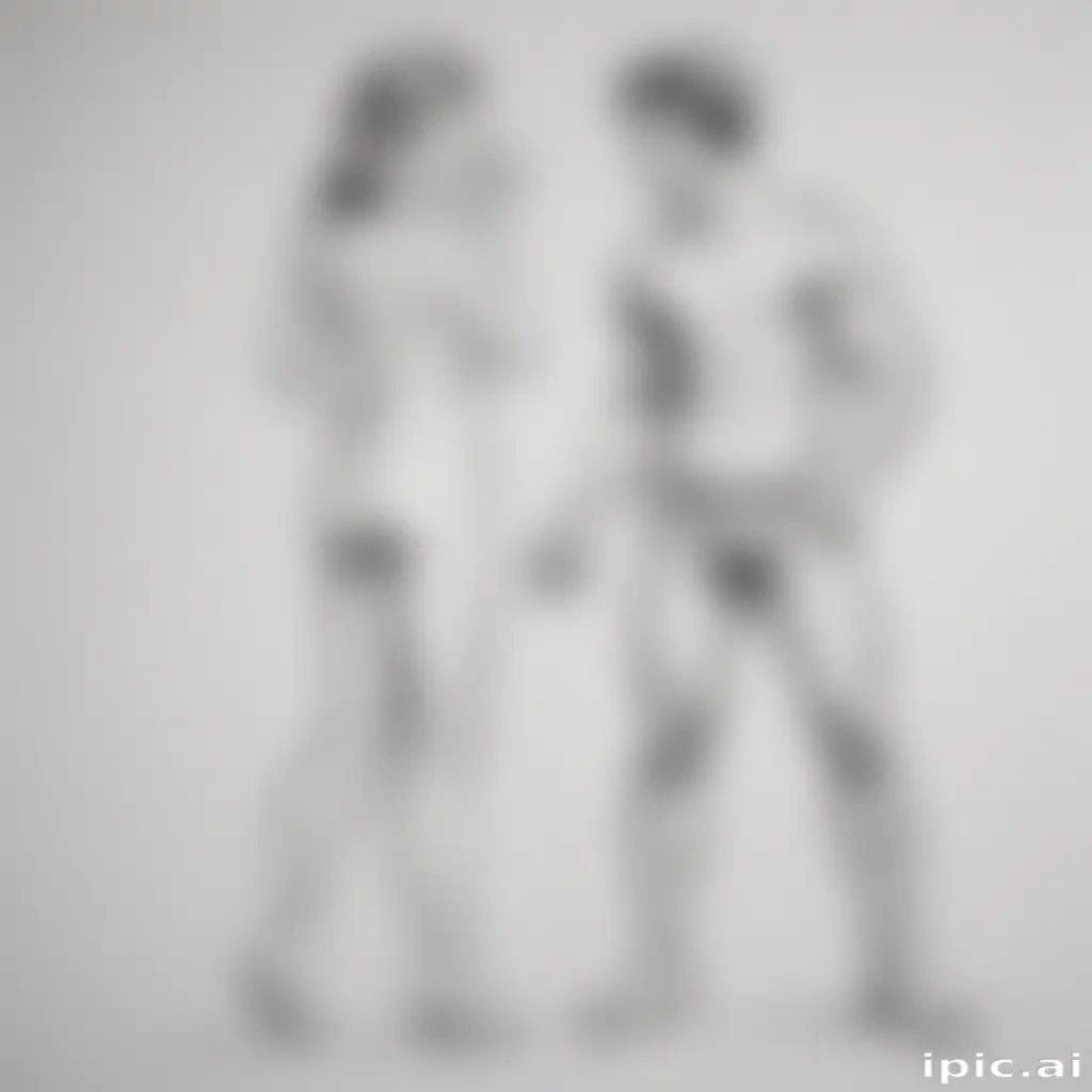 couple drawing poses