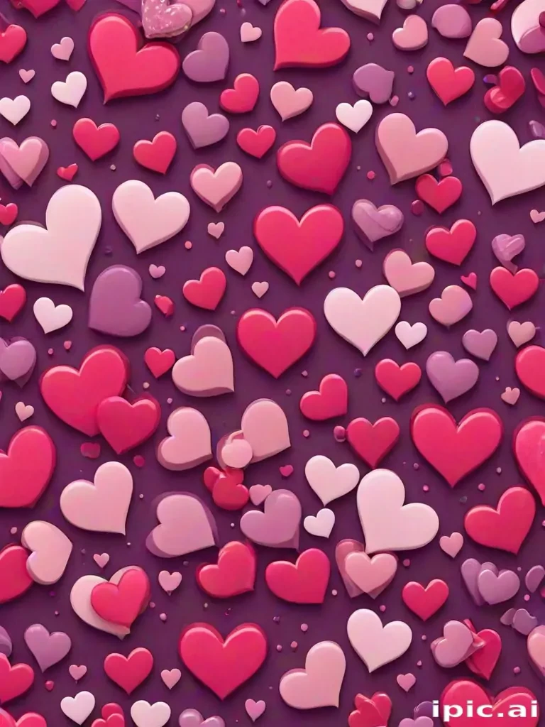 hearts wallpaper iphone