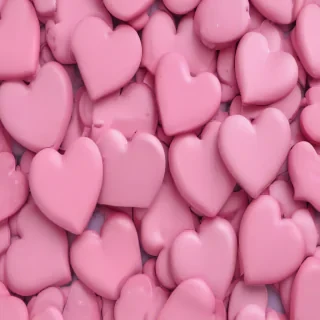 pink hearts background