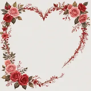 heart border png aesthetic
