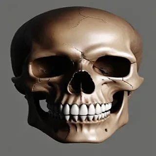 skull face png