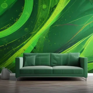 green abstract wallpaper