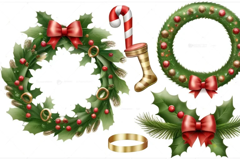 christmas wreath clip art
