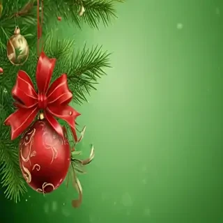 green christmas wallpaper