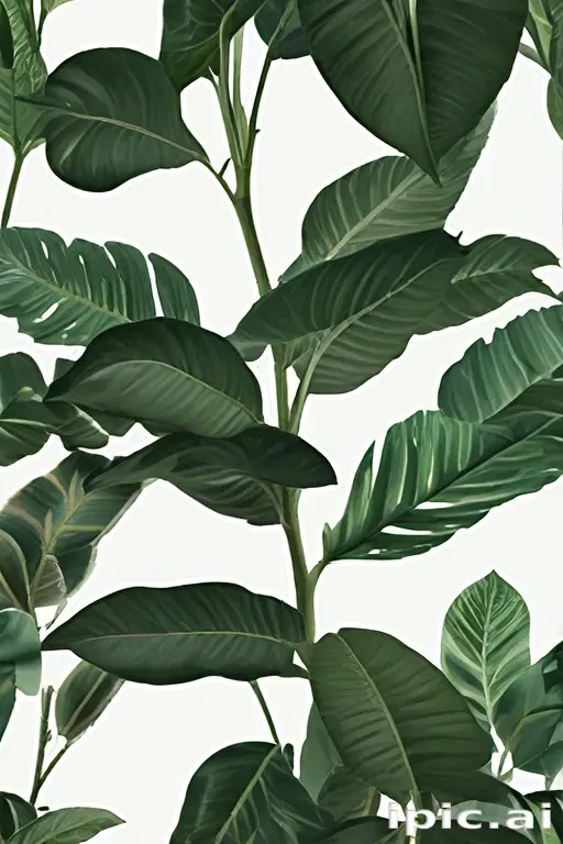 plant no background