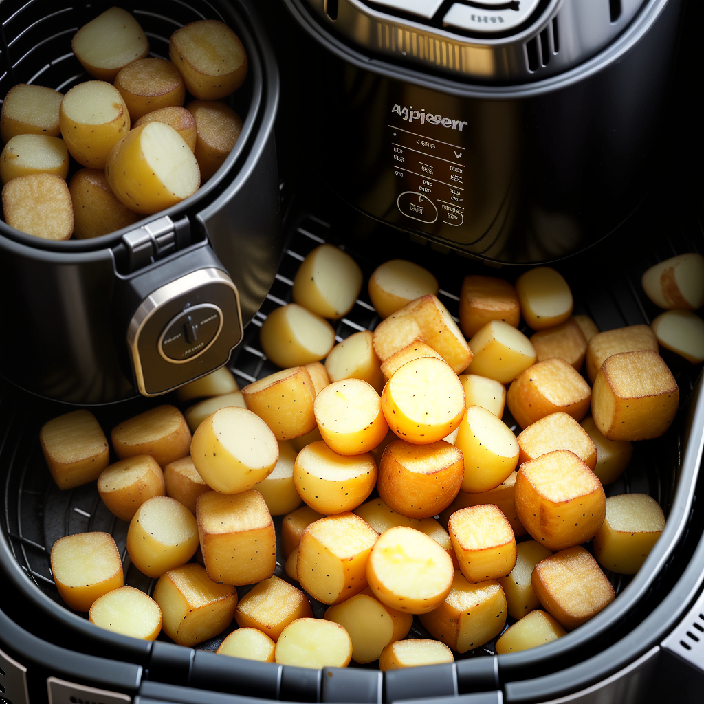 potato cubes in air fryer