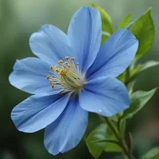 blue flower transparent