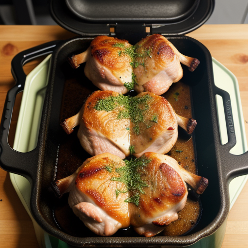 big green egg chicken thighs
