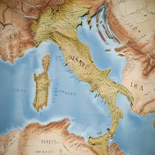 map of italy
