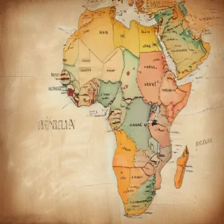 map of africa