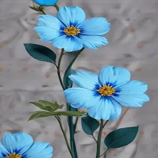 blue flowers png