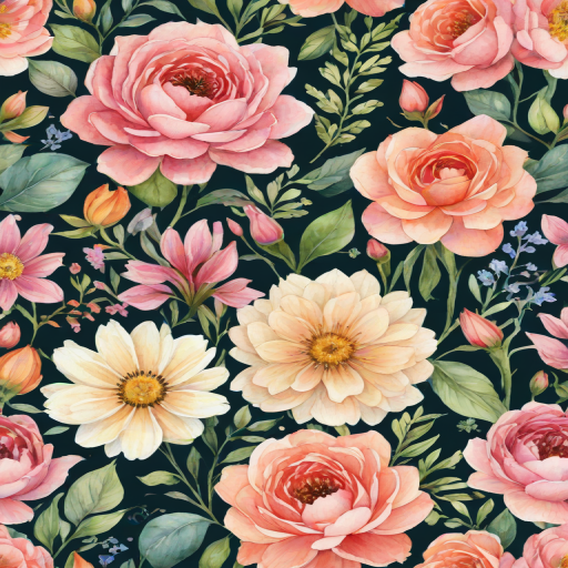 clipart watercolor flowers