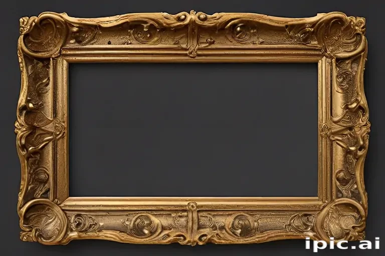 fancy gold frame