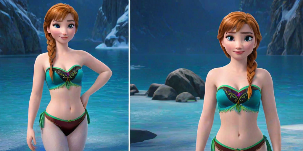 frozen anna bikini