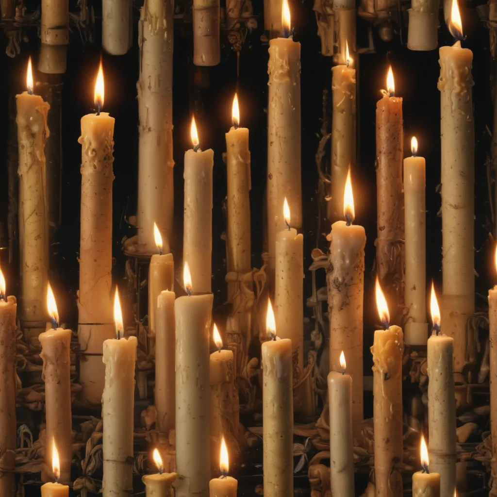 candle drawing