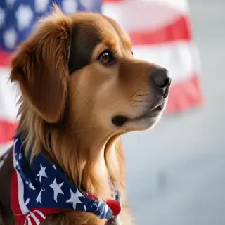 american eagle dog