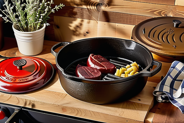 cast iron dutch oven set