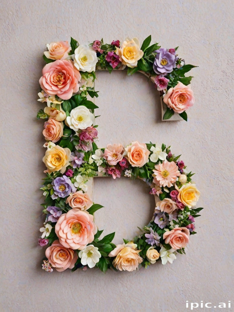 floral letters