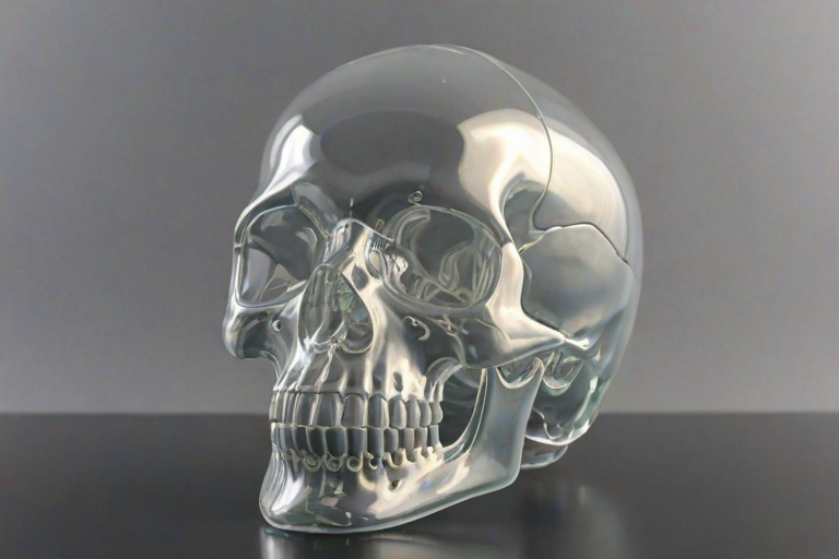 transparent skull