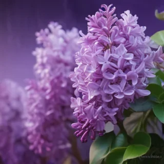 lilac background