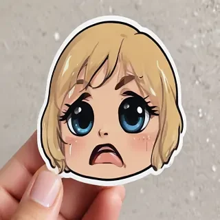 crying sticker