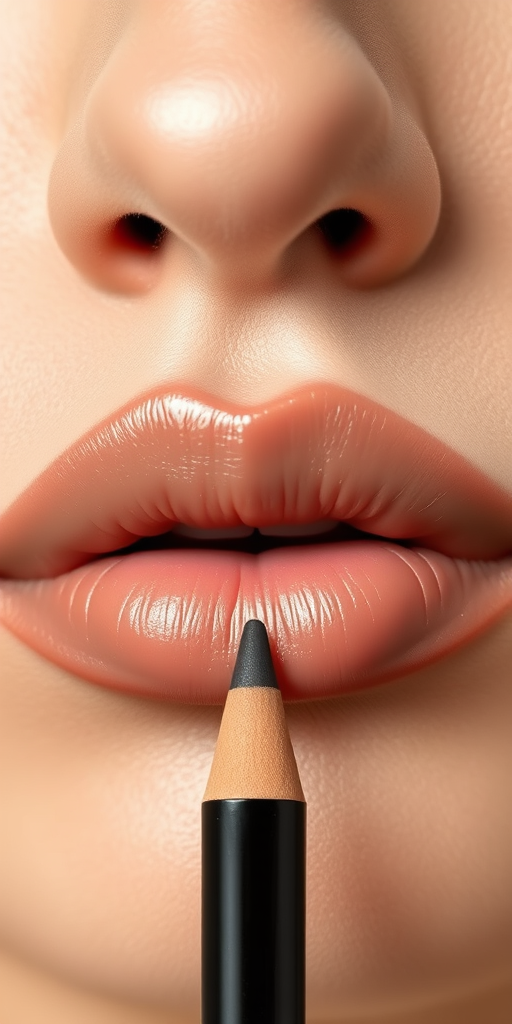 Sophisticated taupe "Nude Illusion" lip pencil defines and enhances natural lip contours with a creamy, long-wearing formula for a polished, everyday look
