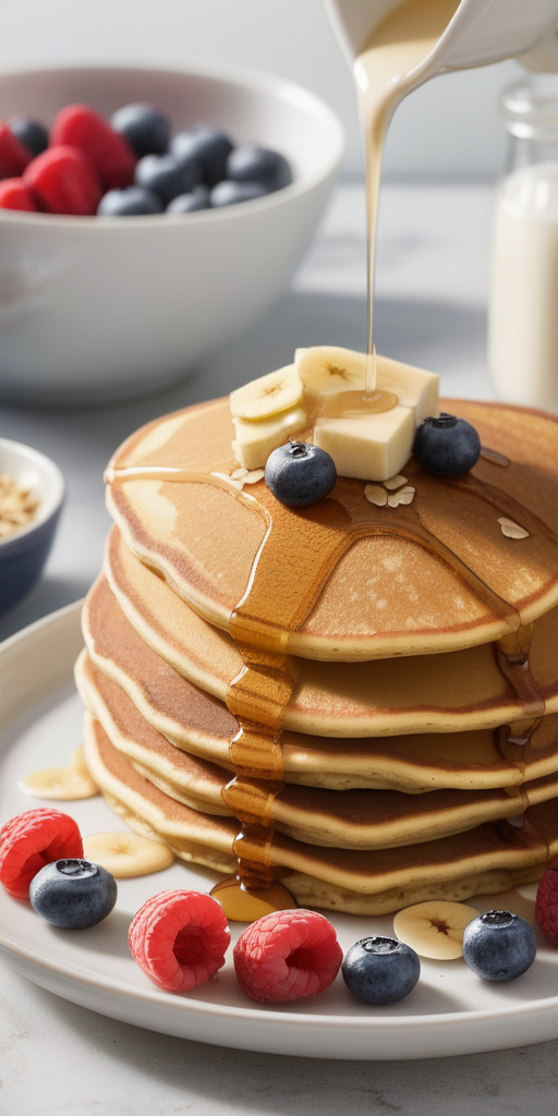 recipe for oat flour pancakes