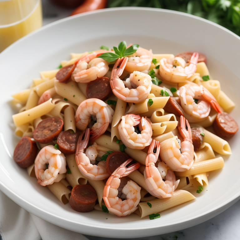 shrimp and andouille sausage pasta