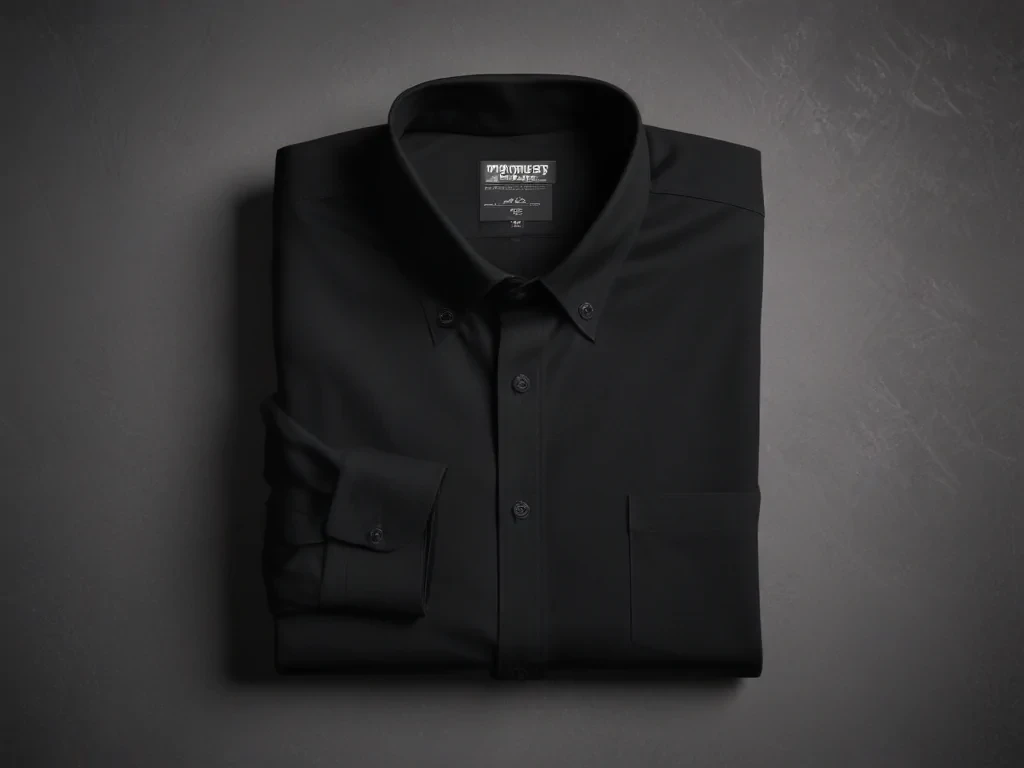 black shirt mockup