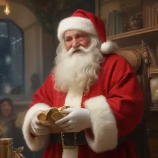 vintage santa images free
