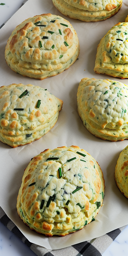 cheddar cheese and chive scones