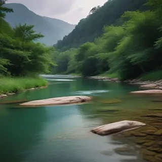 background river