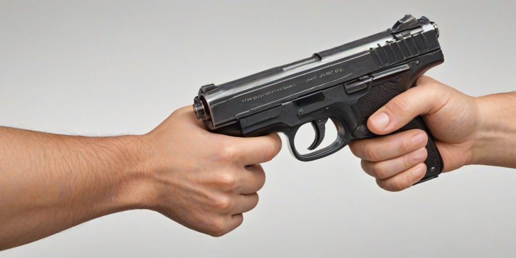 hand with gun png