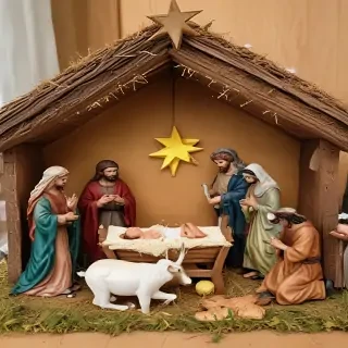 images of the manger scene