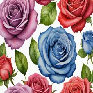 watercolor roses png