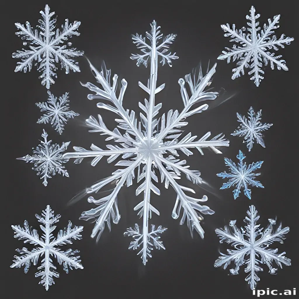 transparent snowflakes png
