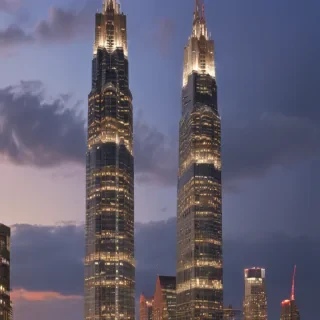 twin towers transparent