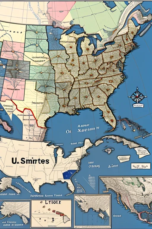 usa map states