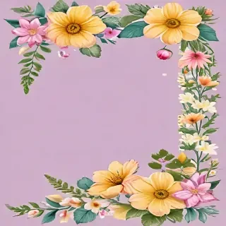 clipart borders flowers