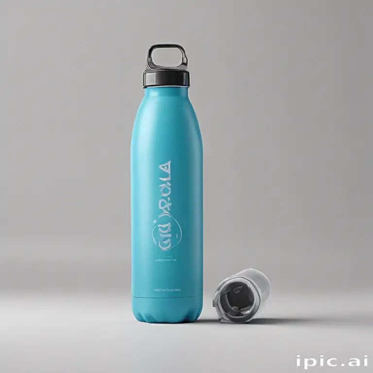 water bottle mockup
