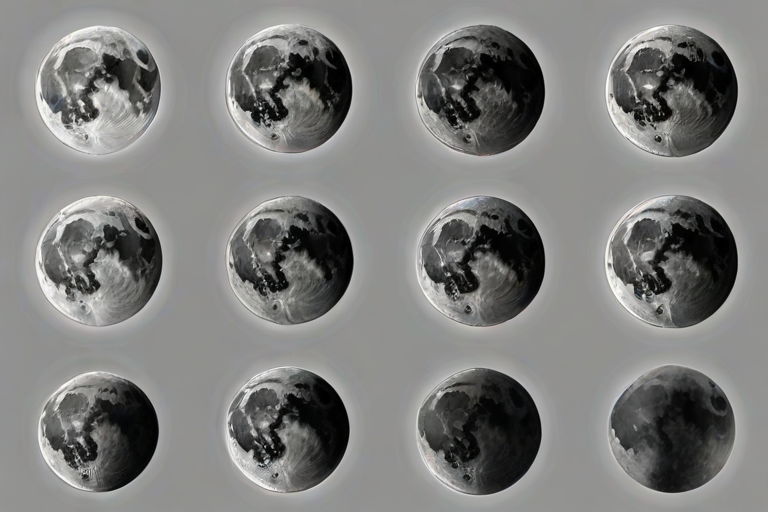 moon phases png