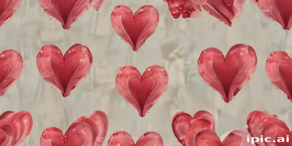 aesthetic hearts wallpaper