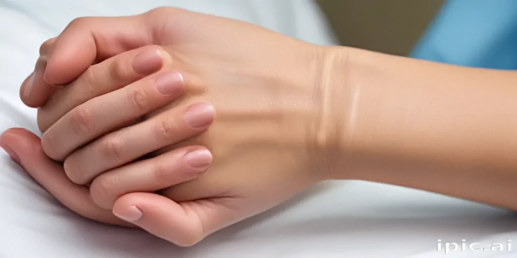 hospital patient hand pic