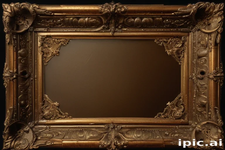 antique frame png
