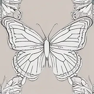 butterfly outline