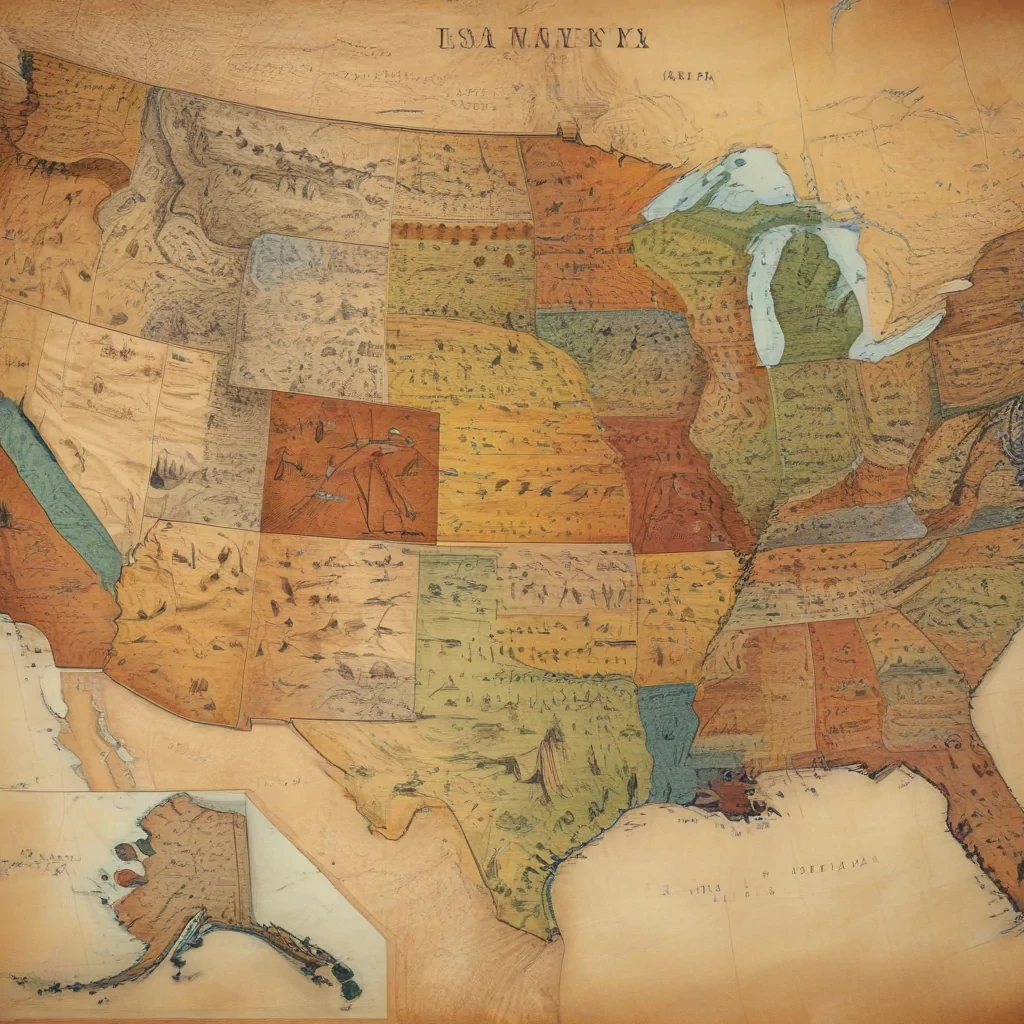 map of the usa states