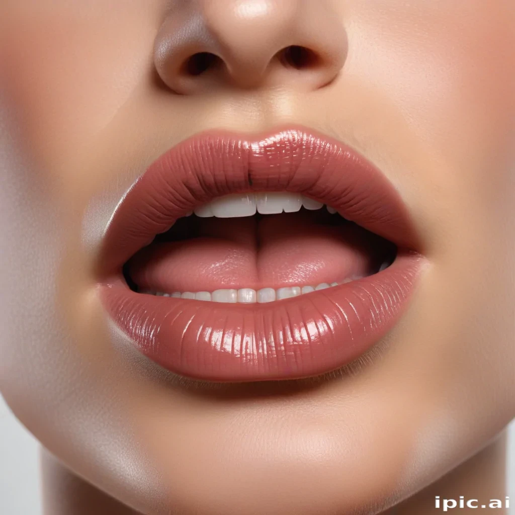 glossy lips png