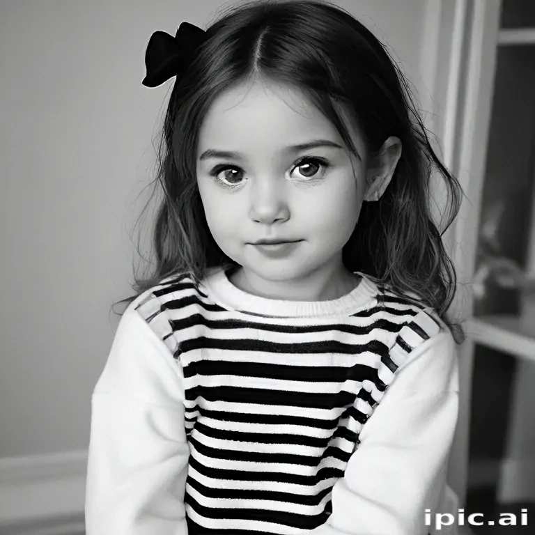 black and white cute