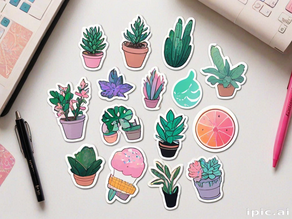 printable sticker aesthetic