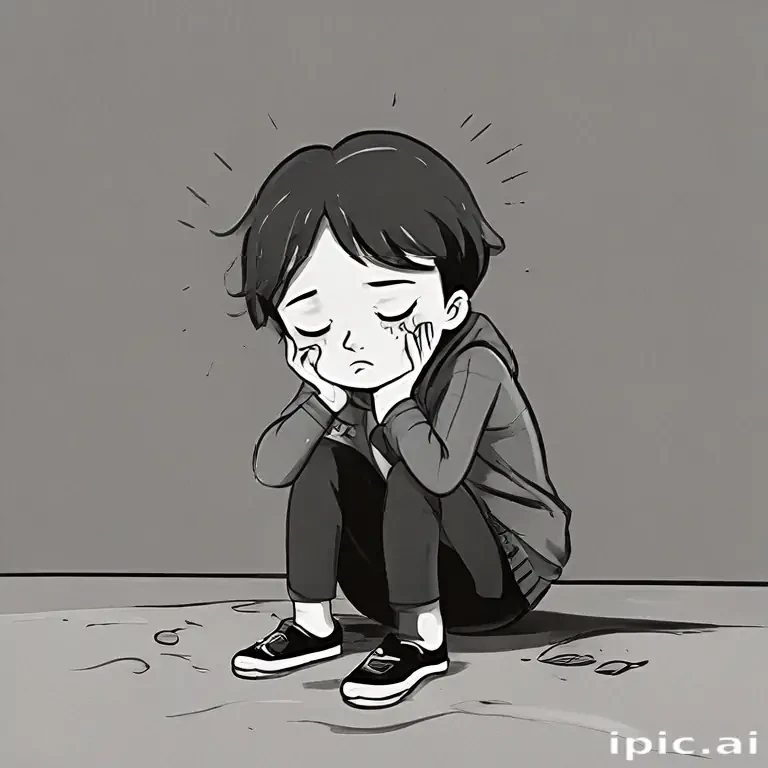 cartoon images of depression